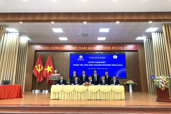PC Cao Bằng ký cam kết thực thi Văn hóa doanh nghiệp năm 2023