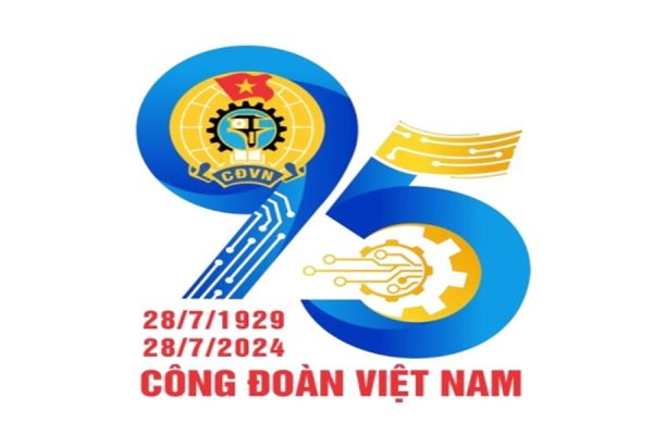 Biểu trưng 95 năm Công đoàn Việt Nam