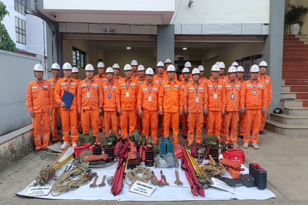 Công ty Điện lực Cao Bằng diễn tập xử lý sự cố, phòng chống thiên tai và tìm kiếm cứu nạn, an toàn, hệ thống viễn thông dùng riêng cấp Công ty năm 2025