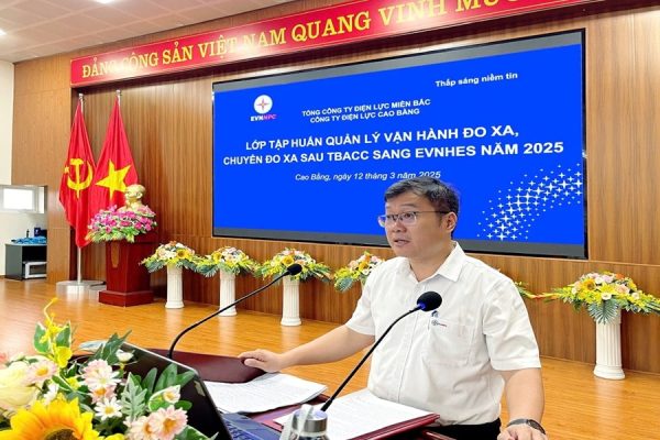 Công ty Điện lực Cao Bằng: Tập huấn chuyển đổi hệ thống đo xa sang EVNHES, nâng cao năng lực vận hành thông minh