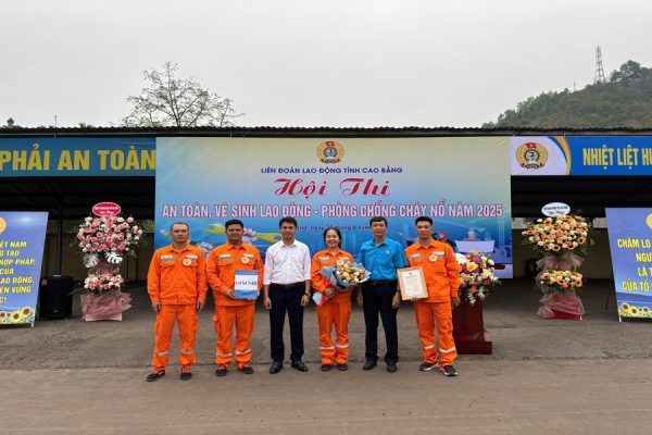 PC Cao Bằng đạt giải cao tại Hội thi An toàn vệ sinh lao động – Phòng chống cháy nổ năm 2025