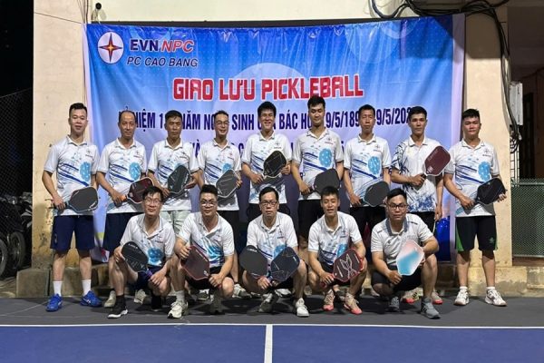 Điện lực Bảo Lâm – Giao lưu Pickleball hưởng ứng Tháng Công nhân năm 2025