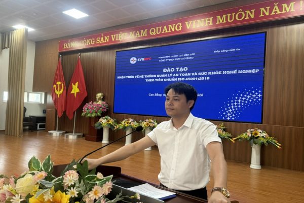 Tổ chức đào tạo nhận thức về Hệ thống quản lý an toàn và sức khỏe nghề nghiệp theo tiêu chuẩn ISO 45001:2018