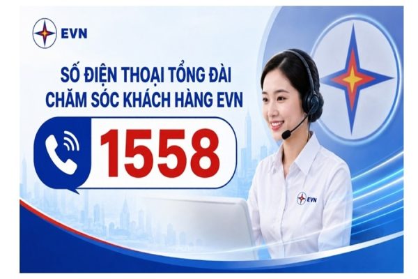 Chính thức đưa vào hoạt động số điện thoại tổng đài chăm sóc khách hàng EVN 1558 từ ngày 15/8/2026